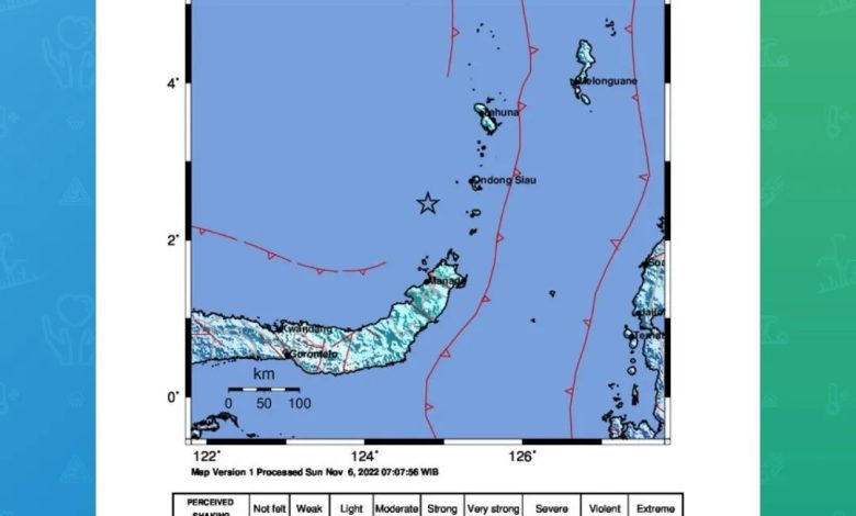 Getarkan Kepulauaan Sitaro, Gempa M6.1 Tidak Berpotensi Tsunami