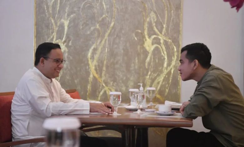 Anies Baswedan (mantan Gubernur DKI Jakarta) Bersama Gibran Rakabuming Raka (Walikota Solo) Berdiskusi empat mata. Sumber Foto Instagram @aniesbaswedan