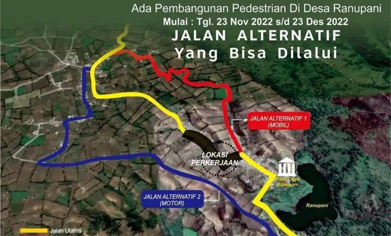 Bangun Track Baru ke Wisata Ranupani, Dishub Lumajang Tutup Jalan Utama