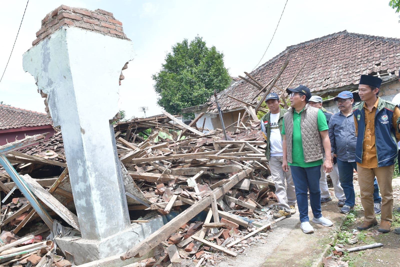 Gus Halim Sebut Kemungkinan Relokasi Rumah Warga Terdampak Gempa