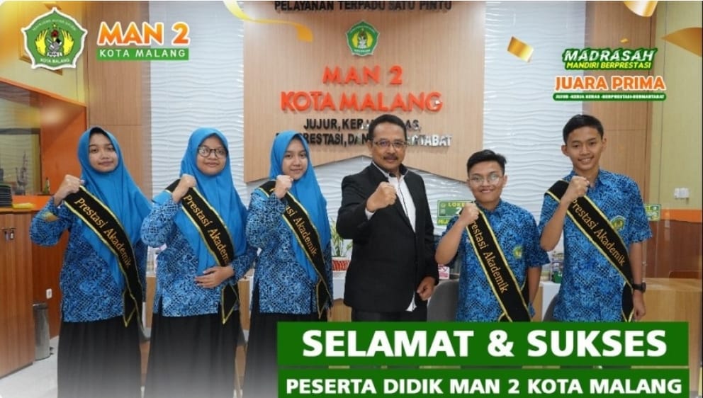 Ajang Kompetisi Internasional, MAN 2 Kota Malang Raih Perak dan Perunggu