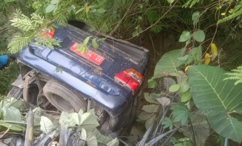 Mobil Dinas PMD Blora Terperosok ke Jurang, Empat Orang Alami Luka-luka