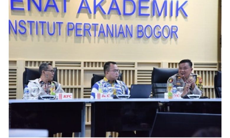 Pengusutan kasus pinjol oleh pihak IPB dan kepolisian.’ Sumber ipb.ac.id