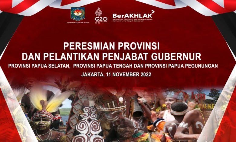 Indonesia Resmi Tambah 3 Provinsi Baru di Papua