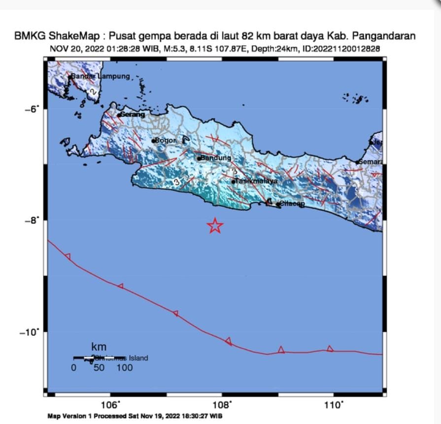 Sumber Gempa , Sumber BMKG