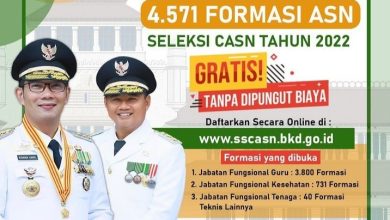 Buruan Daftar! Pemprov Jabar Buka Lowongan Kerja untuk 4571 Formasi ASN