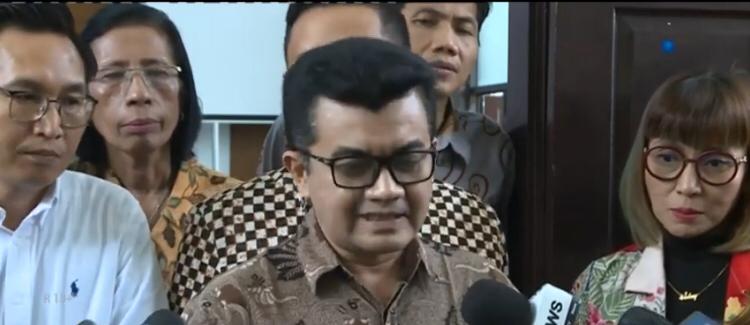 Proses persidangan di Pengadilan Negeri Jakarta Selatan Senin
