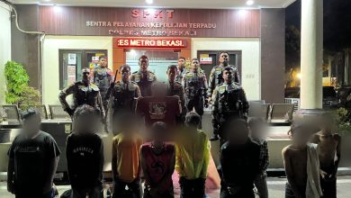 Polsek Jatinegara Amankan Puluhan Remaja Terduga Tawuran