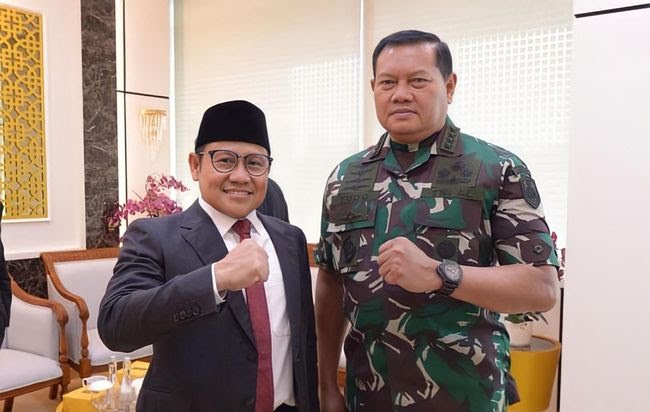 Cak Imin dan Panglima TNI Laksamana Yudo Margono.