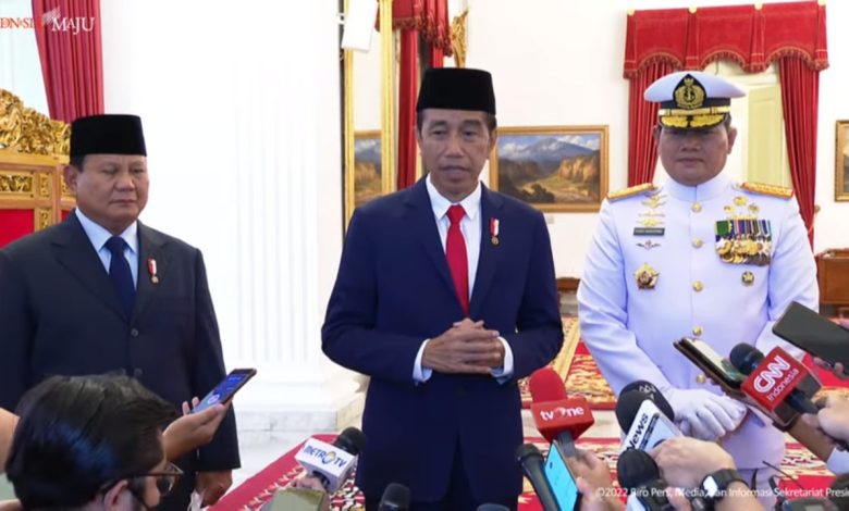 Pesan Presiden usai Lantik Yudo Margono sebagai Panglima TNI