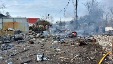 Keadaan Kyiv setelah serangan 120 rudal. Sumber foto: news.sky.com