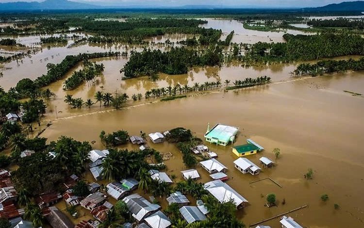 Banjir Bandang di Filipina. Sumber foto: Twitter @AbdMalekHussin