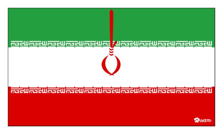 Bendera Iran. Sumber Foto Twitter Gatoto Nero