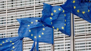 Bendera Uni Eropa di Markas Komisi Ini Eropa, Brussels, Belgia. Sumber Foto Reuters.com