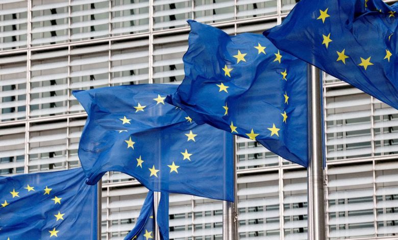 Bendera Uni Eropa di Markas Komisi Ini Eropa, Brussels, Belgia. Sumber Foto Reuters.com