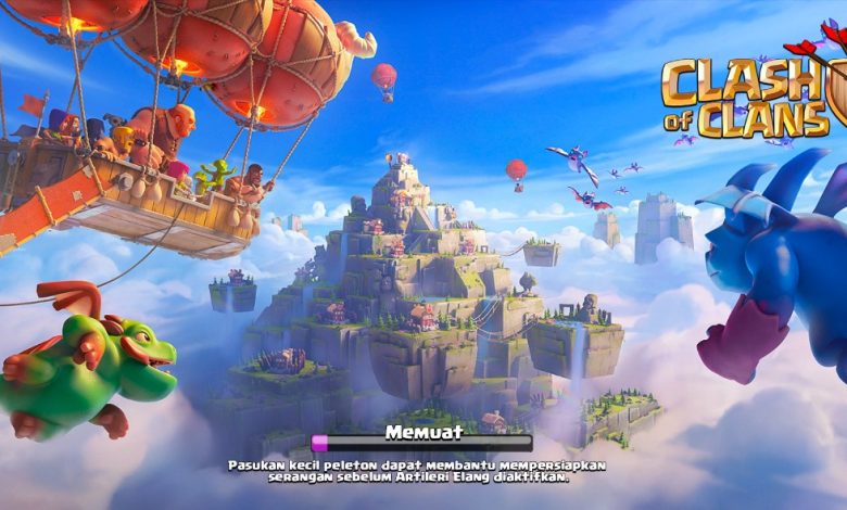 ilustrasi game Clash of Clans, Sumber: tangkapan layar penulis