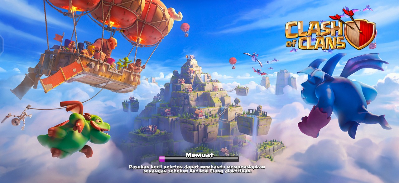 ilustrasi game Clash of Clans, Sumber: tangkapan layar penulis