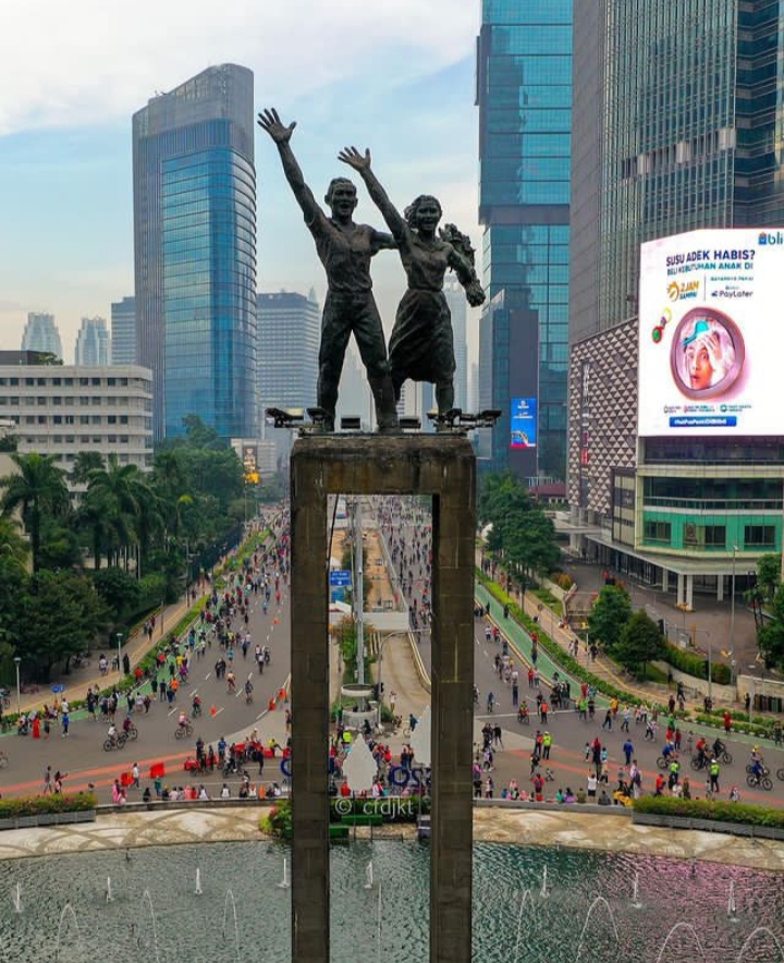 Car Free Day. Sumber foto Instagram cfdjkt