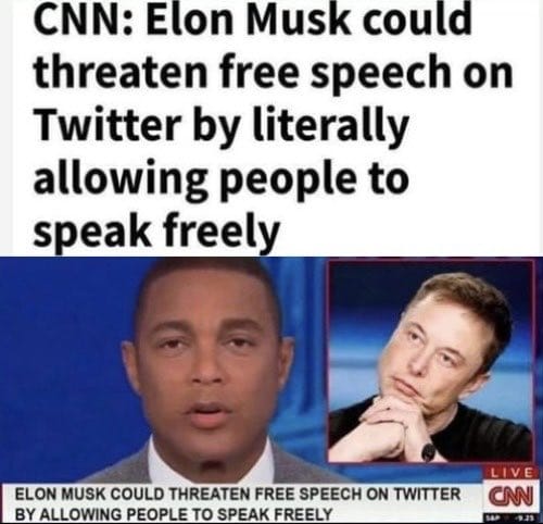 Wawancara ekslusif Elon Musk dengan CNN. Sumber foto: Twitter @elonmusk