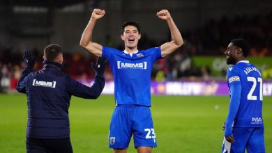 Elkan Baggot bermain bersama Gillingham FC pada lanjutan EFL Cup. Sumber foto: Twitter @idextratime