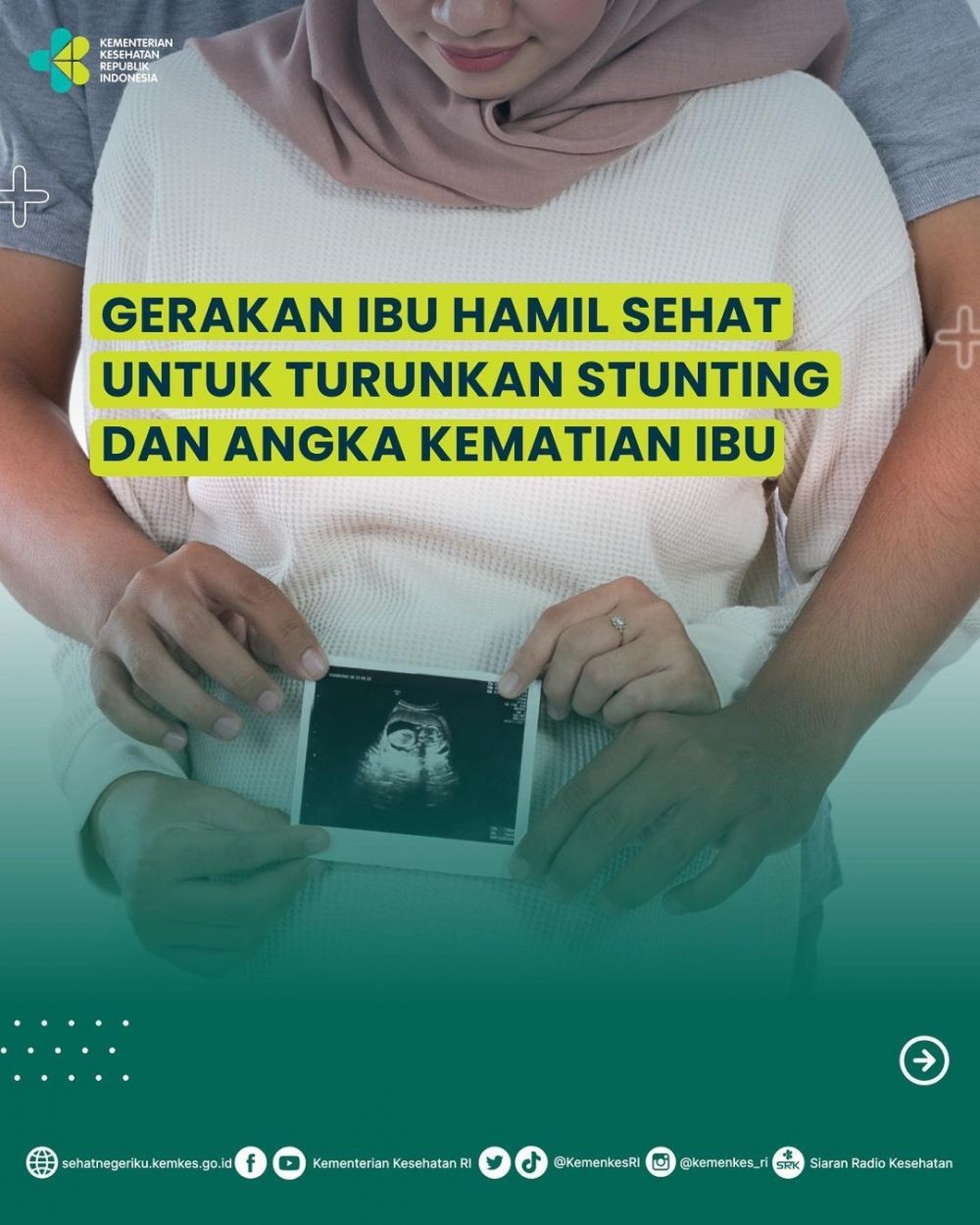 Foto Kampanye Gerakan Ibu Hamil Sehat, sumber instagram.comkemenkes_ri