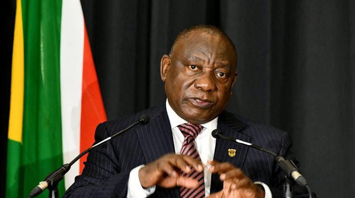 Calon Presiden Afrika Selatan Cyril Ramaphosa.