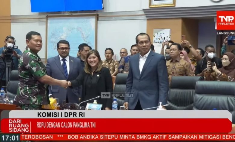 DPR RI Setujui Laksamana Yudo Margono Jadi Panglima TNI