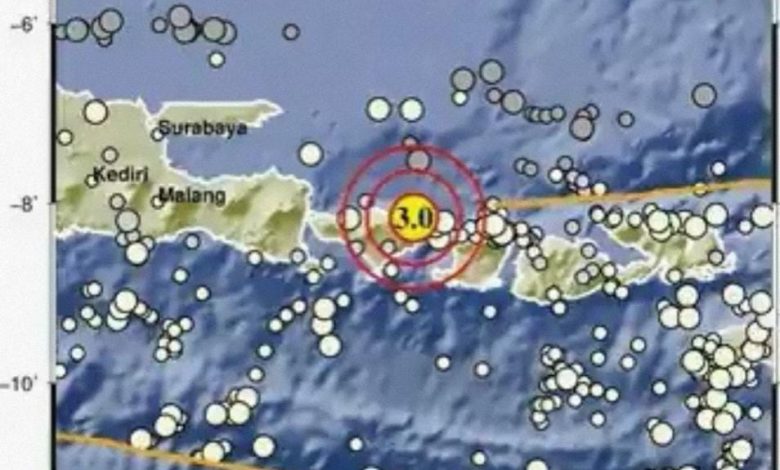 Gempa Beruntun Kembali Guncang Kabupaten Karangasem