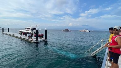 Jembatan Dermaga Nusa Penida Roboh Jembatan dermaga Nusa Penida