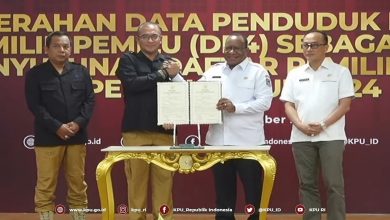 Penyerahan DP4. Sumber foto: YouTube KPU RI