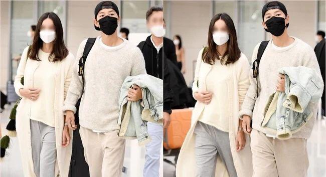 Keterangan foto Song Joong Ki, Wanita Bule yang di duga pacarnya. Sumber foto Instagram @koreanupdates