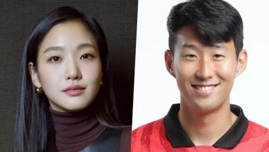 Aktris Korea Selatan dan kapten timnas Korea, Kim Go Eun dan Song Heung Min Sumber foto: Soompi