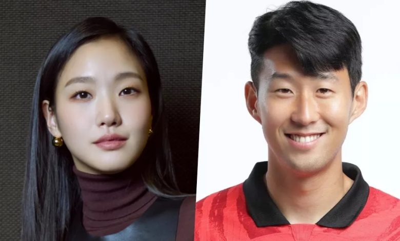 Aktris Korea Selatan dan kapten timnas Korea, Kim Go Eun dan Song Heung Min Sumber foto: Soompi