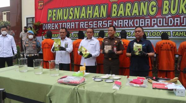 Polda Jabar Berhasil Meringkus 193 Pengedar Narkoba