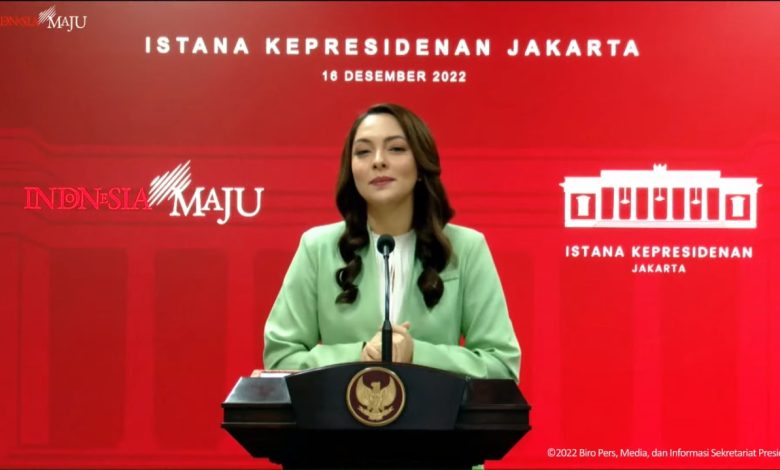 Reisa Broto Asmoro (Jubir Pemerintah Penanganan Covid-19). Sumber Foto: YouTube Sekretariat Presiden