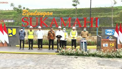 Peresmian Bendungan Bendungan Ciawi dan Sukamahi . Sumber foto YouTube Sekretariat Presiden