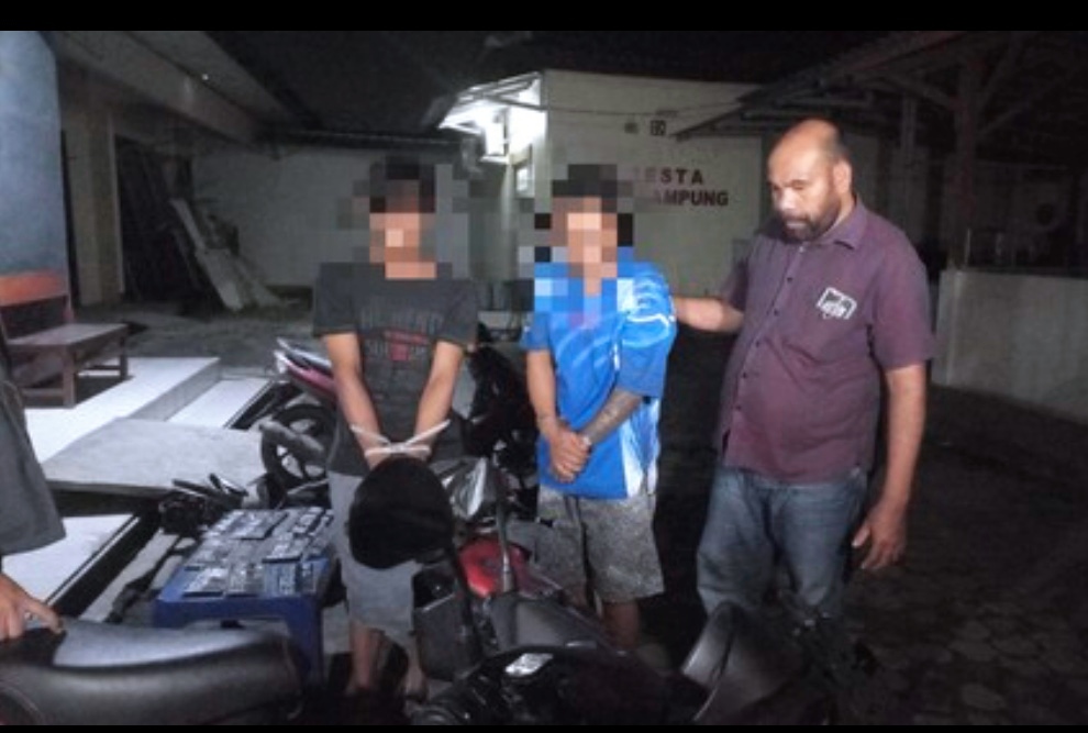 Polres Balerang Berhasil Membekuk Komplotan Pencuri Motor di Batam