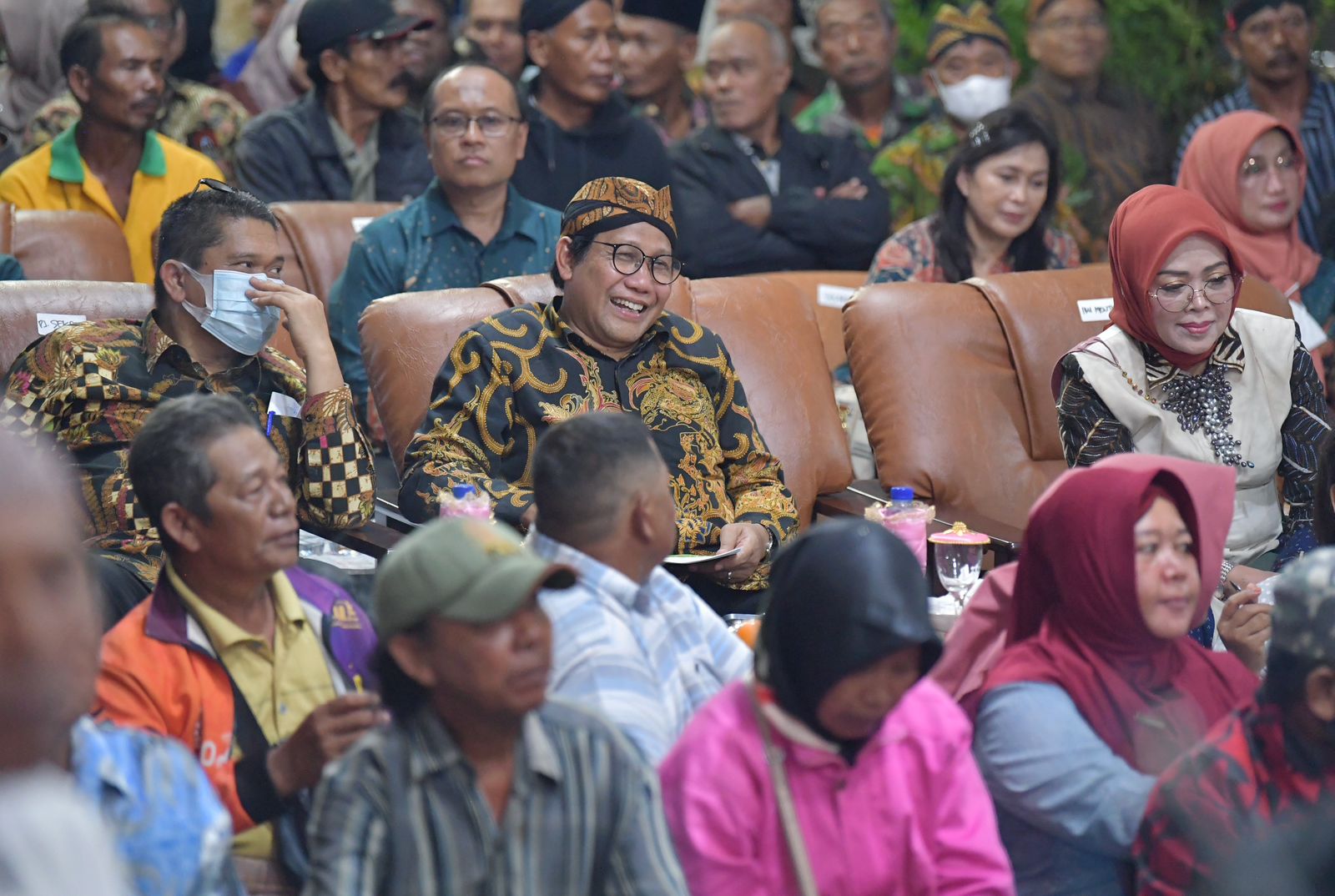 Gus Halim saat merayakan puncak HBT ke-72