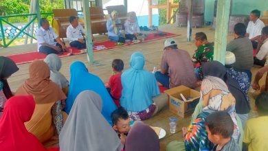 Sosialisasi program bantuan kepada SP Bina Angsana. Sumber Foto Istimewa