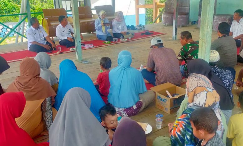 Sosialisasi program bantuan kepada SP Bina Angsana. Sumber Foto Istimewa