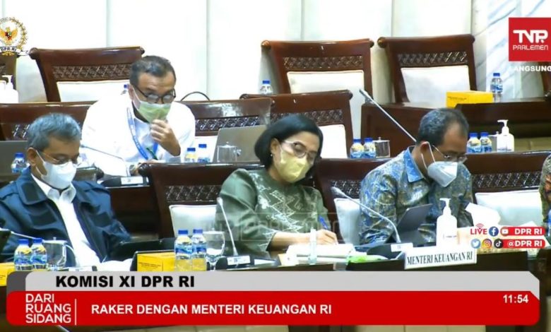 Raker Menkeu dan Komisi XI, Sumber: You Tube Chanel DPR RI