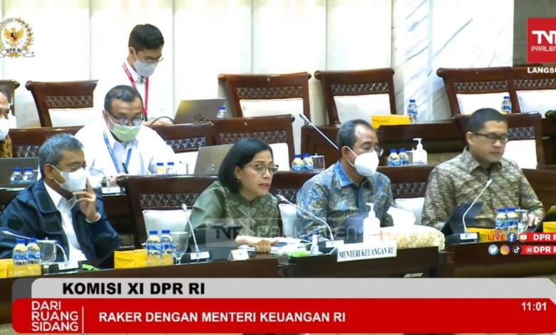 Raker Menkeu dan Komisi XI, Sumber: You Tube Chanel DPR RI