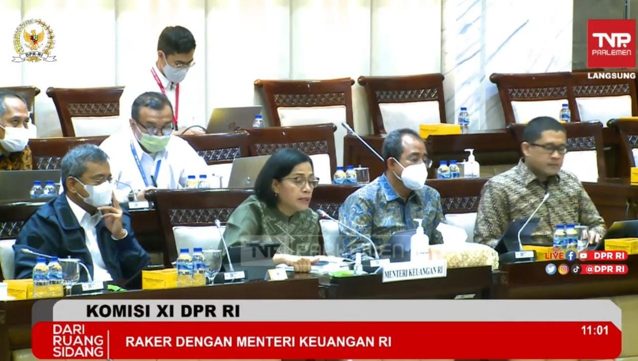 Raker Menkeu dan Komisi XI, Sumber: You Tube Chanel DPR RI