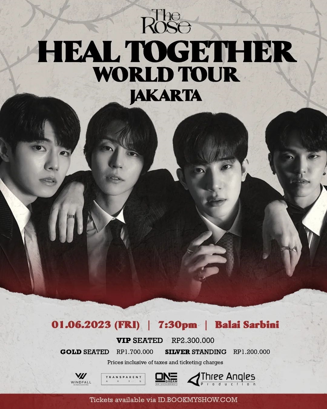 The Rose Gelar Konser “Heal Together” di Jakarta, Intip Harga Tiketnya