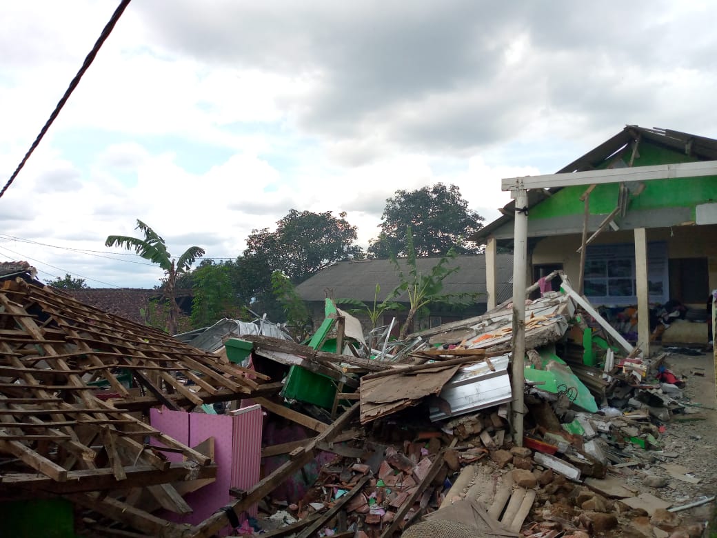 Kerusakan Akibat Gempa Cianjur M5,6.