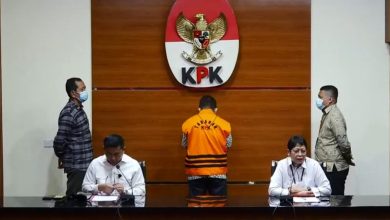 Konferensi pers. Sumber: Youtube KPK RI