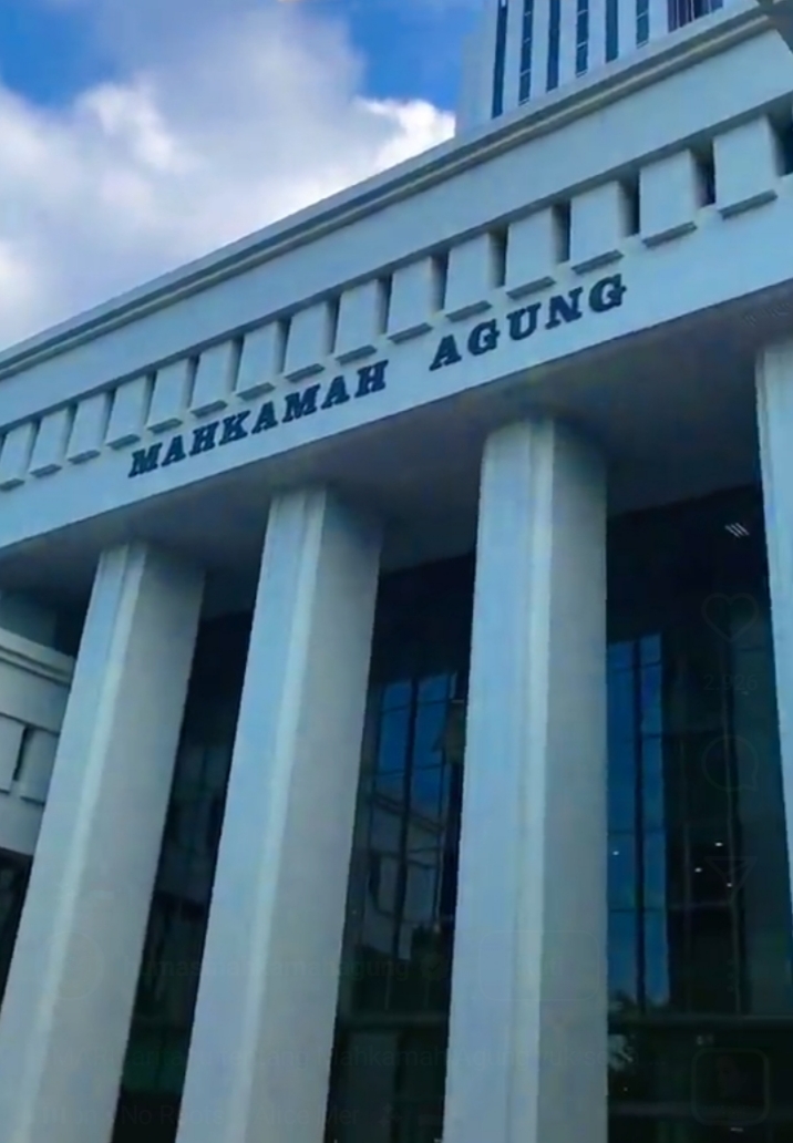 Kantor Mahkamah Agung. Sumber Foto: Instagram @humasmahkamahagung