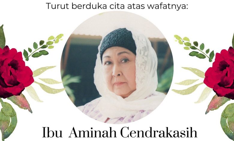 Innalillahi, Aminah Cendrakasih ‘Mak Nyak’ Meninggal Dunia