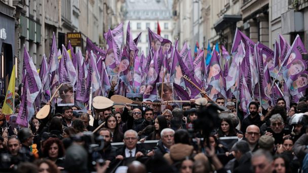 Demonstran Kurdi.