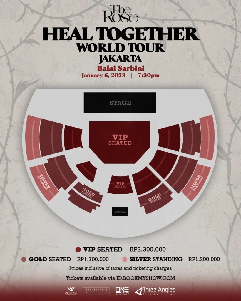 The Rose Gelar Konser "Heal Together" di Jakarta, Intip Harga Tiketnya!